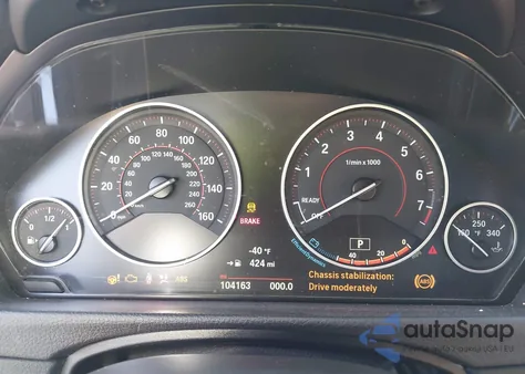 2016 BMW 328I from USA, damaged, VIN WBA8E9G55GNT84247